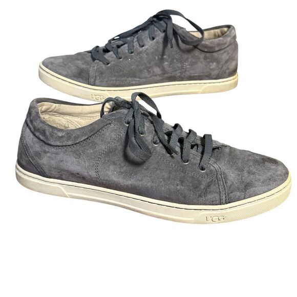 UGG TOMI PEWTER Suede Sneaker Gray Size 11 - Picture 1 of 12